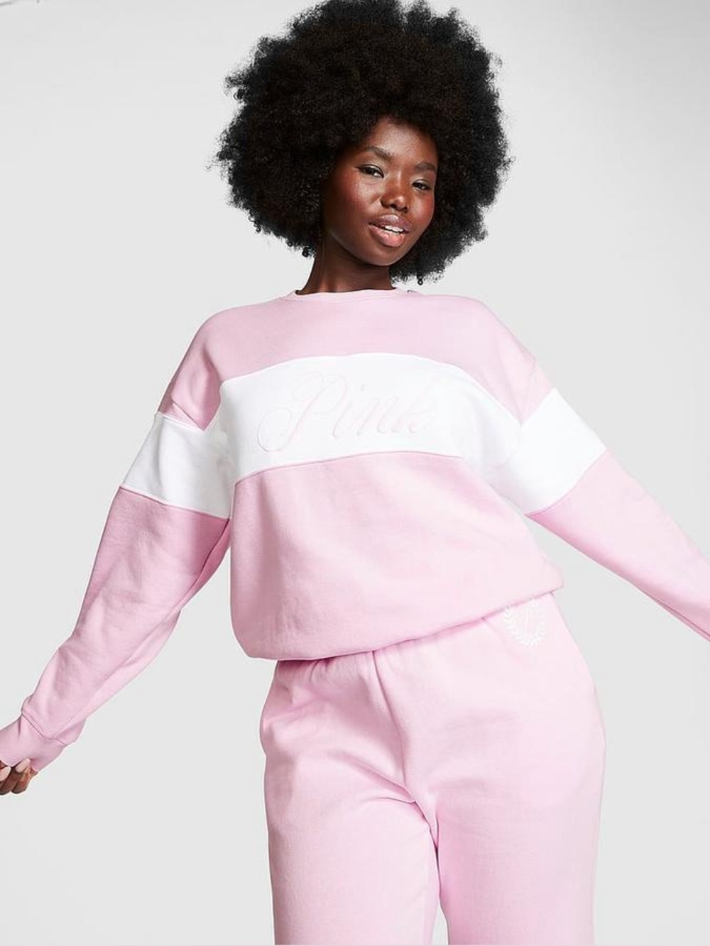 Victoria’s Secret Pink Crew Sweatshirt - M